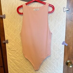Babaton Blush Pink Sleeveless Bodysuit